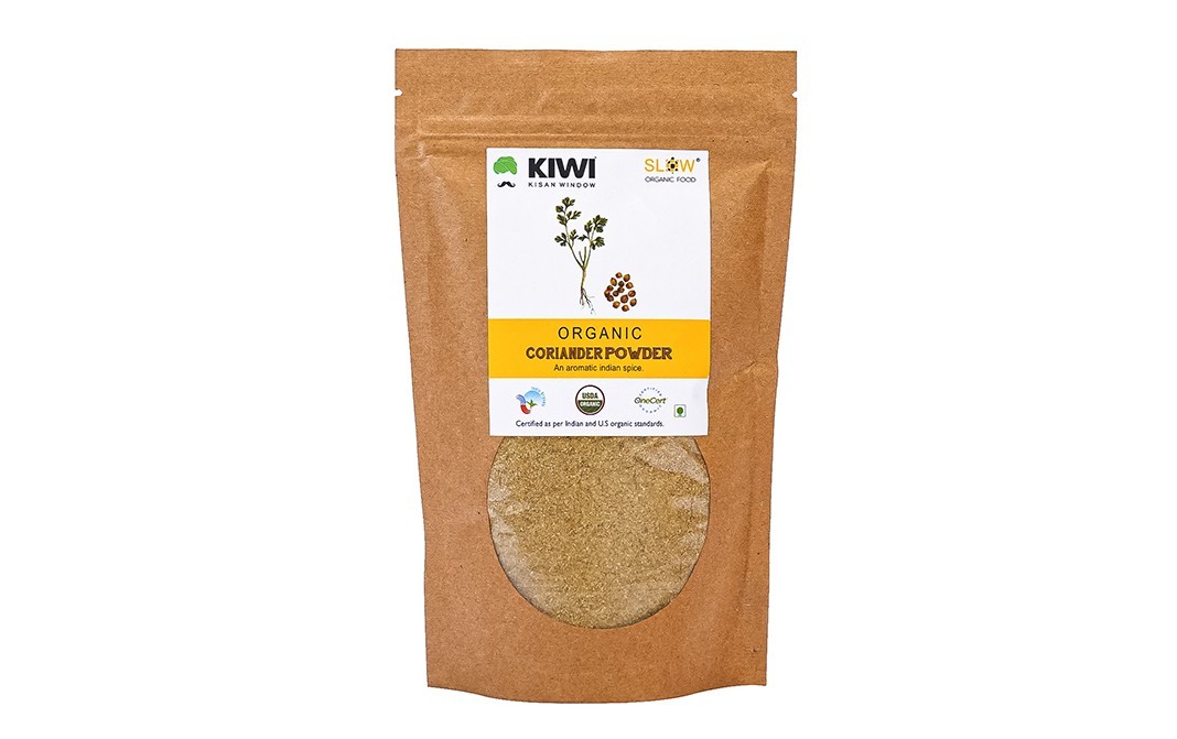 Kiwi Kisan Window Organic Coriander Powder    Pack  200 grams